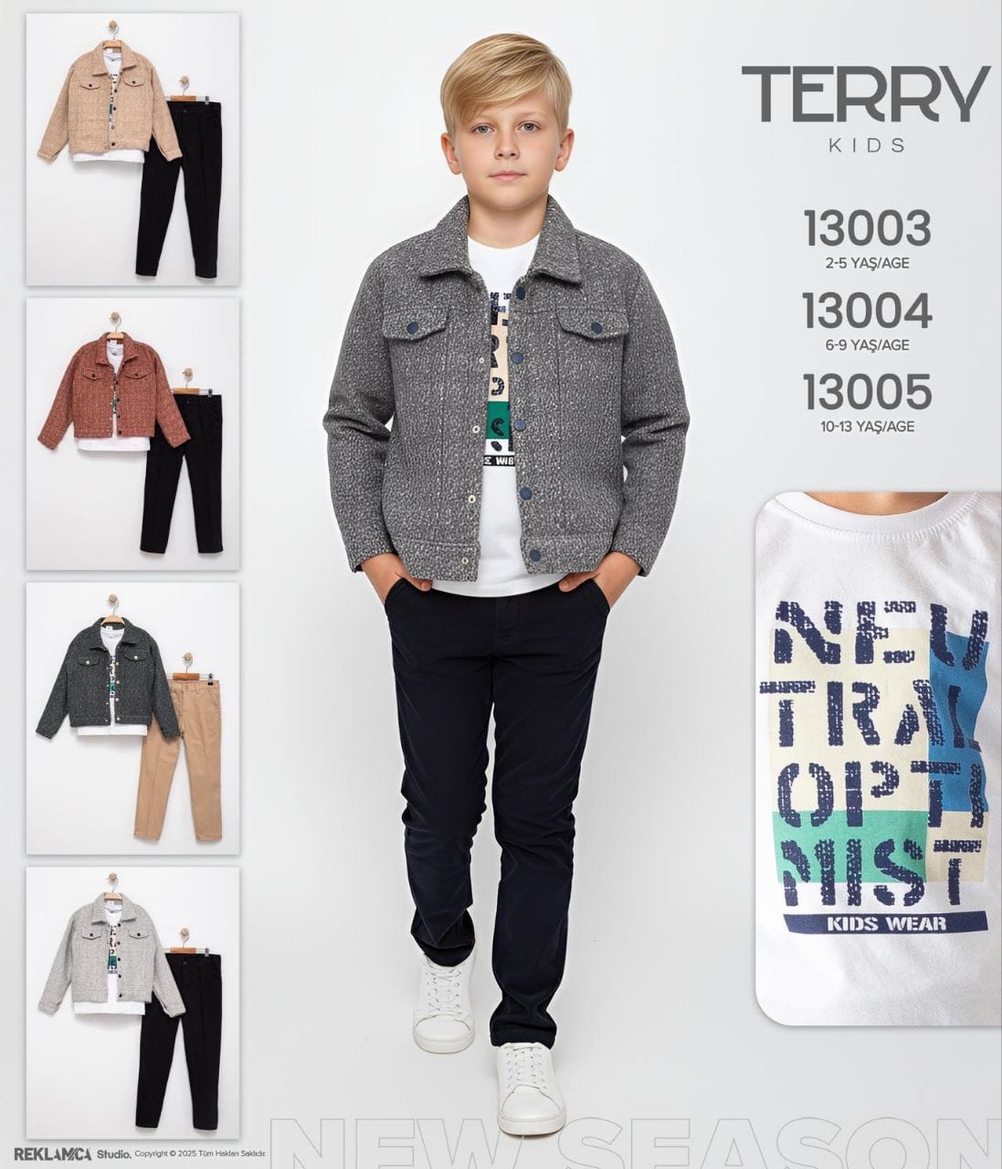 Terry Kids ÜÇLÜ TAKIM